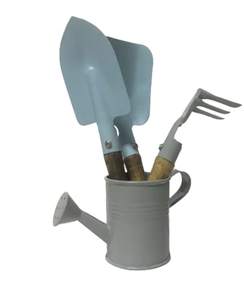 Mini outils de jardin outils en gros de haute qualité en métal et en bois pour le nivellement pelle râteau cultivateur à main Mini outils de jardin - Product Image 2