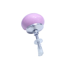 Style industriel blanc rayures rose céramique boutons tiroir armoire poignée tire pour armoire cuisine chambre salon commode - Product Image 3