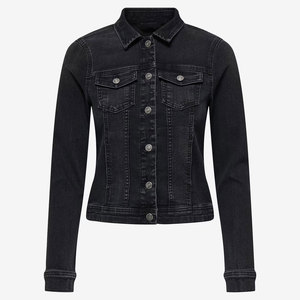2025 High Street sur mesure femmes Denim veste Premium respirant coupe-vent avec bouton décoration pour automne hiver saisons - Product Image 1