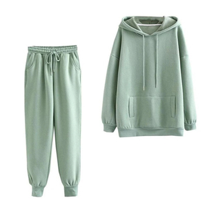Women's Winter Tracksuits Gym Skinny <b>Legging</b> Two Piece Set Jacket Long Sleeve Zipper Sweatshirt <b>Flare</b> Pants Joggers - Product Image 6