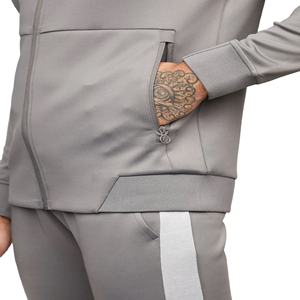 Ensemble sweat-shirt à capuche et pantalon de survêtement évasé du fabricant avec patch de détresse et lavage à l'acide Survêtement évasé pour hommes - Product Image 4