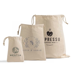 Pochettes personnalisées en toile de coton avec cordon de serrage, logo brodé, pour portefeuilles, vêtements, artisanat, rangement, protection anti-poussière, sacs de cadeaux - Product Image 5