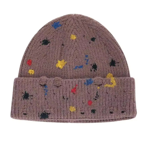 Gorros gorro de punto gorro de calavera de invierno gorro holgado cálido personalizado gorro de moda para hombre y mujer al por mayor de fábrica OEM - Product Image 6