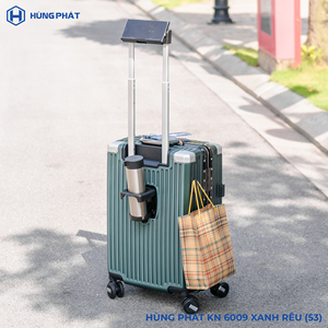 Hot Selling Travel Bags Luggage <b>Pc</b> Material 6009 Suitcases Luggage Set Double Silent <b>Wheels</b> Hand Luggage Hung Phat Manufacturer - Product Image 4