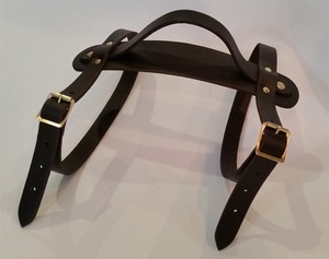 Bonne qualité boucle en cuir véritable poignée sangle pique-nique Camping jeter couverture tapis tapis porte-couverture WOK Premium robuste - Product Image 3