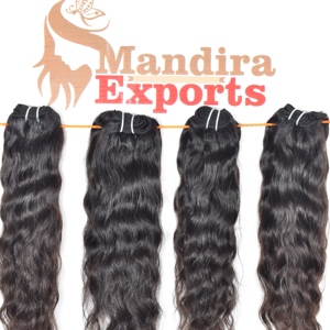 100% cheveux humains alignés avec des cuticules vierges brutes non transformées, tissage ondulé en lot, extensions de cheveux humains indiens bruts - Product Image 5