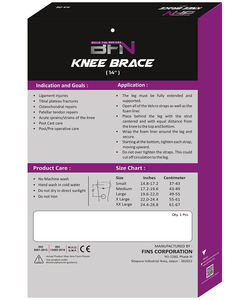 BFN-Build for Nurture Tipo corto Inmovilizador de rodilla postoperatorio Ortesis Terapia de rehabilitación Suministros Terapia de rodilla - Product Image 3