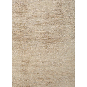 พรมขนสัตว์และไหมถักมือลายเอนโทรปี สีงาช้าง ขนาดใหญ่ รูปทรงสี่เหลี่ยมผืนผ้า สำหรับห้องโถงหรือห้องนั่งเล่น รุ่น Esh-1520 - Product Image 3