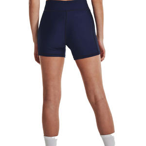 <b>Women's</b> High Waist Navy <b>Blue</b> Polyester Compression Running <b>Shorts</b> Most Demanding Plus Size Sports <b>Shorts</b> for Sale - Product Image 2
