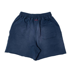 Respirant hommes Style Vintage français éponge coton Sun Fade Shorts d'été grande taille en détresse personnalisé Street Wear hommes Shorts - Product Image 2