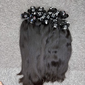 Meilleure qualité de cheveux vierges vietnamiens nouvelle tendance produit de vente chaud à cuticule alignée droite naturelle à bas prix - Product Image 2