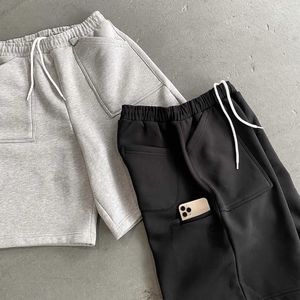 Custom Your Logo Sweat <b>Shorts</b> <b>Men</b> Fleece French Terry <b>5</b> <b>Inch</b> <b>Inseam</b> 100% Cotton Basketball Streetwear <b>Shorts</b> - Product Image 1