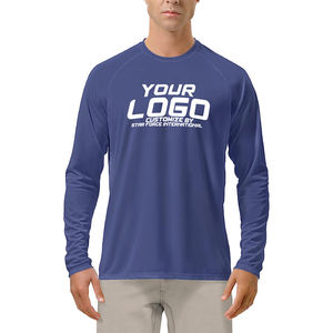 T-shirt à capuche à manches longues pour hommes UPF 50 + Protection solaire Quick Dry Athletic Hoodie Lightweight Rash Guard - Product Image 5