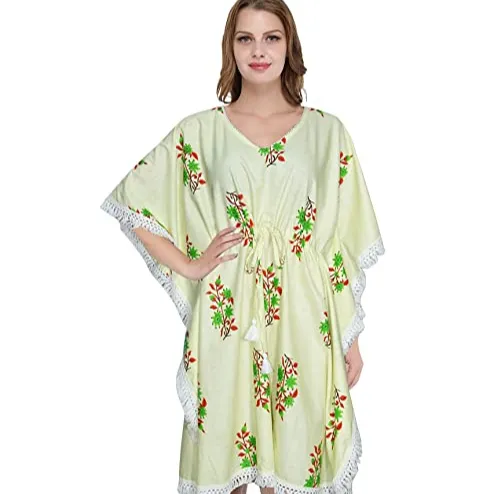 Kaftan Style Robe Clothing Two Piece Set for Sale 2023 Retro Batwing Sleeve Casual Printing OEM Service