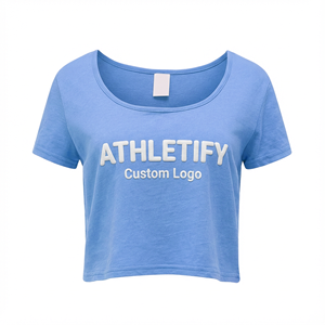 Camiseta de algodón holgada para mujer, cómoda camiseta informal de manga corta con cuello redondo, ideal para el verano y el uso diario. - Product Image 1