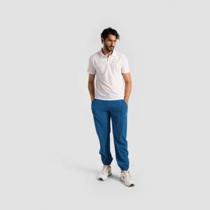 Pantalones Cargo Surgex de Cintura Media en Color Verde Azulado para la Temporada de Otoño - Product Image 4