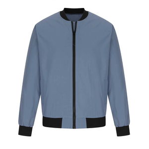Conception OEM personnalisée 100% vestes coupe ajustée de couleur bleu clair pour hommes en coton avec poches stocks excédentaires de veste du Bangladesh - Product Image 1