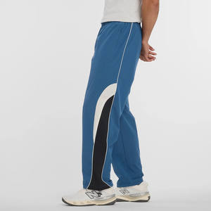 Ropa de calle personalizada de gran tamaño para hombre, pantalones de chándal acampanados, chaqueta, Panel lateral, pierna ancha, holgados, de algodón, informales, transpirables, pantalones de chándal - Product Image 4