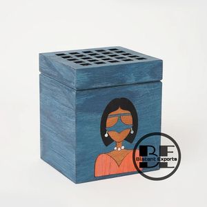 Exportations flagrantes Ensemble de Bakhoor en bois Mobkhar époxy arabe de luxe Brûleur d'encens Mubkhar avec la meilleure qualité imprimée pour une utilisation aromatique - Product Image 3