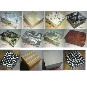 Joyero impresionante ecológico de calidad superior para niñas, precio competitivo, caja de almacenamiento de cosméticos elegante para mujeres, patrón cuadrado - Product Image 3