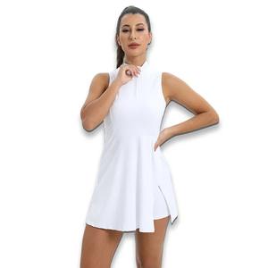 ชุดเทนนิสสองชิ้นสำหรับผู้หญิงชุดแบดมินตันกอล์ฟแขนกุดพร้อมกางเกงขาสั้นชุดออกกำลังกายแบบแอคทีฟ - Product Image 2