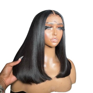 Peluca con cierre Frontal de encaje HD para mujer, estilo recto PBone negro, cabello humano de Vietnam 100%, producto de gran venta - Product Image 1