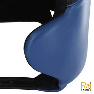 Protector de cabeza de entrenamiento de boxeo profesional de súper calidad, parches personalizados, protectores de cabeza de boxeo con correa ajustable - Product Image 5