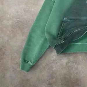 Sweat à capuche polaire pour homme, 100% coton épais, coupe oversize, écologique, respirant, séchage rapide, avec poche, impression numérique, hiver - Product Image 2
