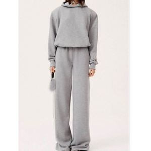 Custom Street Apparel Casual Athletic Zipper Jacket + Jogger Pants Chándales para Mujeres - Product Image 6