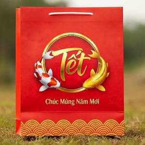 Sac fourre-tout en papier personnalisé de luxe, écologique, fabriqué au Vietnam, pour les marques de mode, les cadeaux et la décoration - Product Image 3