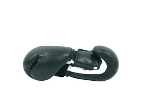 Leather Boxing Gloves Smooth Interior Skin Friendly Hook and Loop Closure Adjustable <b>Wrist</b> <b>Strap</b> Durable Daily Use for Training - Product Image 4