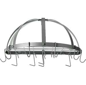 Estante de almacenamiento para ollas y sartenes, colgador de utensilios montado en la pared, organizador de cocina - Product Image 1