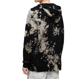 Winter Men's Hip Hop Style Solid Color <b>Tie</b> <b>Dye</b> <b>Hoodies</b> Customized Breathable Fleece Blend Windproof Eco-Friendly Wholesale - Product Image 5