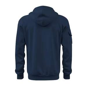 Conjunto Deportivo para Hombre, Sudadera con Capucha y Cremallera, Pantalones Deportivos, 100% Algodón Transpirable, Diseño Sólido con Múltiples Bolsillos, para Primavera - Product Image 2