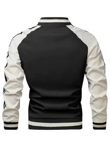 แจ็คเก็ตวาร์ซิตี้ผู้ชายคลาสสิกแบบใหม่ปี 2026 ขายส่ง สไตล์ลำลองสำหรับนักศึกษา พร้อมโลโก้สั่งทำ ผ้าฝ้าย 100% เนื้อนุ่ม ดีไซน์ทันสมัย - Product Image 2