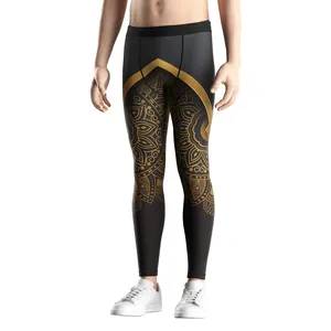 Leggings en jersey pour hommes - Prêts pour la marque privée et la vente en gros, finition prête à l'emploi, logo personnalisé directement de l'usine - Product Image 3
