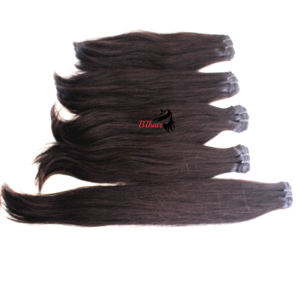 Extensiones de cabello sin procesar, mechones de cabello lacio brasileño, cabello virgen indio alineación con cutícula - Product Image 2