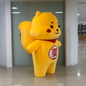 ब्रांड प्रचार पीले इंटरैक्टिव इंफ्लेटेबल कार्टून भालू शुभंकर शुभंकर कस्टम विज्ञापन इंफ्लेटेबल चलने वाली पोशाक - Product Image 6