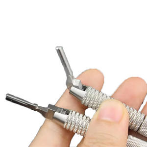 Mango redondo de bisturí de acero inoxidable #4 Compatible con cuchillas de tamaño 20-26 Base de instrumentos quirúrgicos - Product Image 5