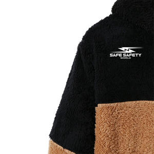 Nouveau hommes trois panneaux couleur pull à capuche personnalisé fabriqué avec de la laine de haute qualité Logo personnalisé nouveaux hommes hiver mode tenue décontracté 2024 - Product Image 4