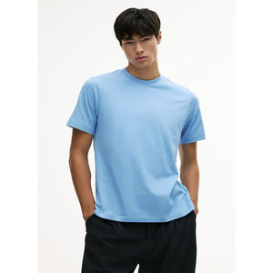 T-shirt unisexe pour homme, streetwear, 100% coton, tissu tricoté, imprimé, respirant, couleur unie, t-shirt de couple, manches courtes - Product Image 3