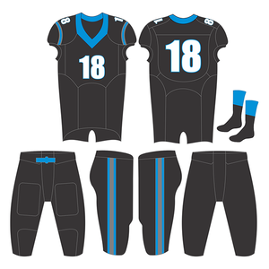 <b>Make</b> <b>your</b> <b>own</b> custom top quality American Football Uniform hot selling american football kit with custom colors made in Pakistan - Product Image 5