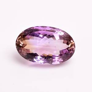 High Quality Handmade Loose Oval Cut Citrine Natural Bicolour <b>Stone</b> Fine Jewelry Color Play Mehrajudin <b>Gems</b> Rajasthan Third - Product Image 1