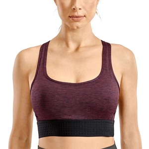 Soutien-gorge de sport léger à maintien élevé, dos nageur, séchage rapide, compression, pour la gym, le yoga et le fitness - Product Image 1