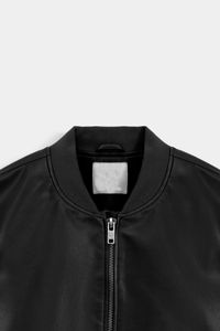 Moda para hombre 2025, ropa informal, chaqueta con capucha, abrigo de otoño, ropa de calle, chaqueta de cuero para hombre, tarifa al por mayor, transpirable OEM - Product Image 5