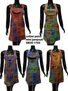 Nuevo y elegante mini mono con parche de algodón para mujer, mono de verano con diseño vintage, cómodo y transpirable - Product Image 2