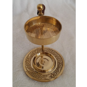 Quemador de incienso de carbón de calidad Superior, difusor de aceite de fragancia derretida de Mesa para el hogar, cuenco ajustable, latón de Metal de la mejor calidad - Product Image 1