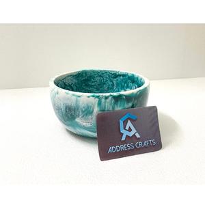 ชามเรซินทำขนมทำจากเรซินเป็นมิตรกับสิ่งแวดล้อมที่ยั่งยืนถาดรองภาชนะใส่อาหารเย็นชามเรซินมือเท - Product Image 2