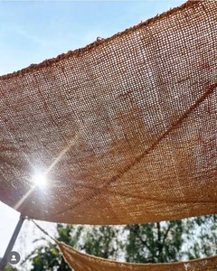 Filet d'ombrage en fibre de coco écologique, forme personnalisée, voile d'ombrage en fibre de coco naturelle tissée, fabriqué au Vietnam - Product Image 1