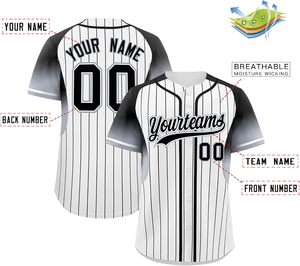 Maillot en maille boutonné sur mesure OEM Softball & Baseball Sportswear avec impression par sublimation et logos de l'équipe - Product Image 4